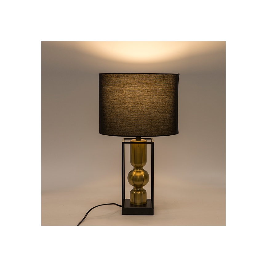 Tafellamp 1xE27/40W/230V zwart/goud
