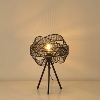 Tafellamp 1xE27/40W/230V zwart