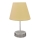 Tafellamp 1xE27/60W/230V beige/glanzend chroom