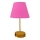 Tafellamp 1xE27/60W/230V roze/koper