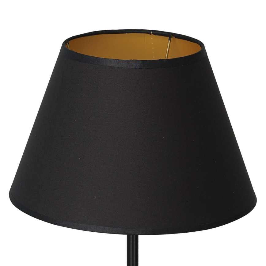 Tafellamp ARDEN 1xE27/60W/230V d. 30 cm zwart/goud