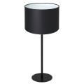 Tafellamp ARDEN 1xE27/60W/230V diameter 25 cm zwart/wit