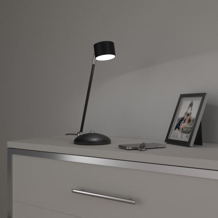 Tafellamp ARENA 1xGX53/11W/230V zwart/glanzend chroom