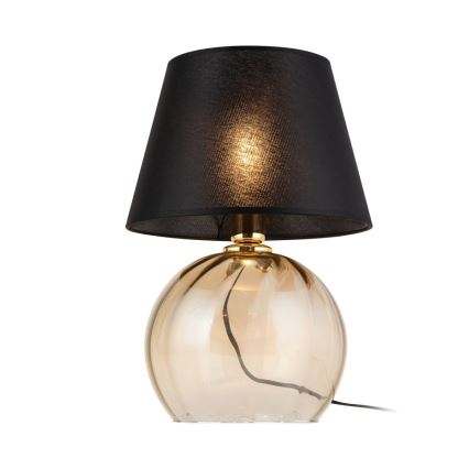 Tafellamp AUREA 1xE27/15W/230V zwart/beige