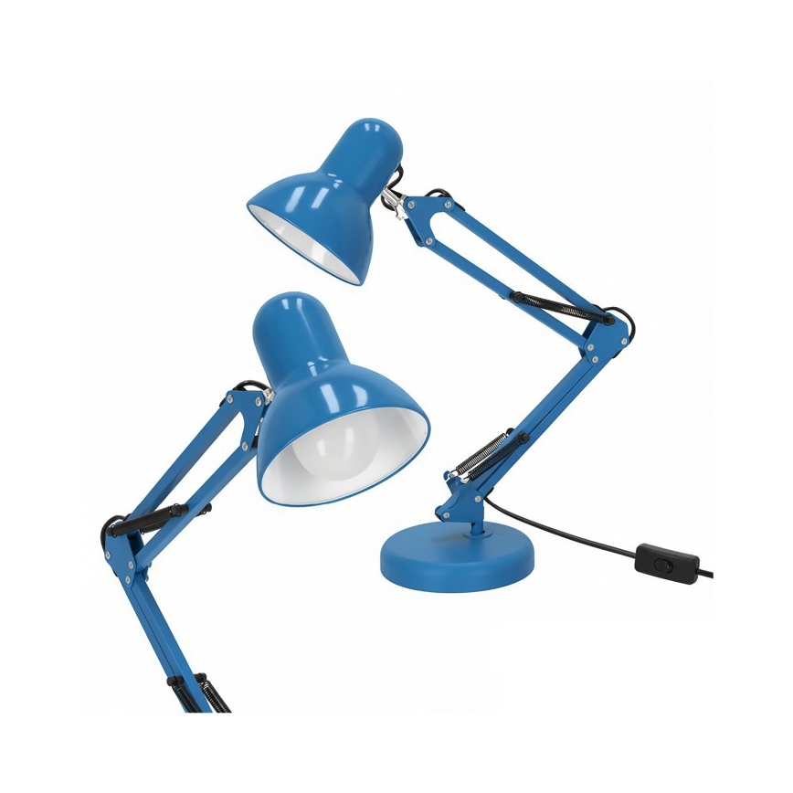 Tafellamp AURIQ 1xE27/60W/230V, blauw