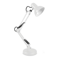 Tafellamp AURIQ 1xE27/60W/230V wit