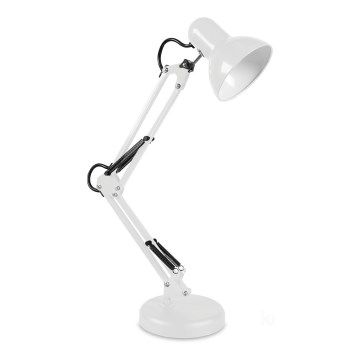 Tafellamp AURIQ 1xE27/60W/230V wit