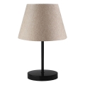 Tafellamp AYD 1xE27/40W/230V beige/zwart