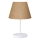 Tafellamp AYD 1xE27/40W/230V bruin/wit