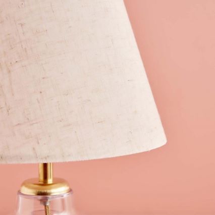 Tafellamp AYD 1xE27/40W/230V crème/helder