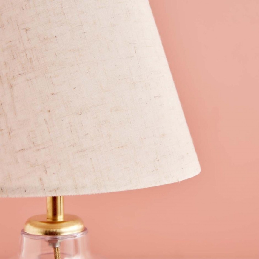 Tafellamp AYD 1xE27/40W/230V crème/helder