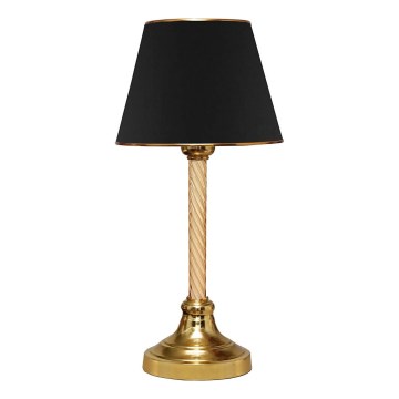Tafellamp AYD 1xE27/40W/230V zwart/goud