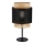 Tafellamp BOHO 1xE27/15W/230V zwart/rotan