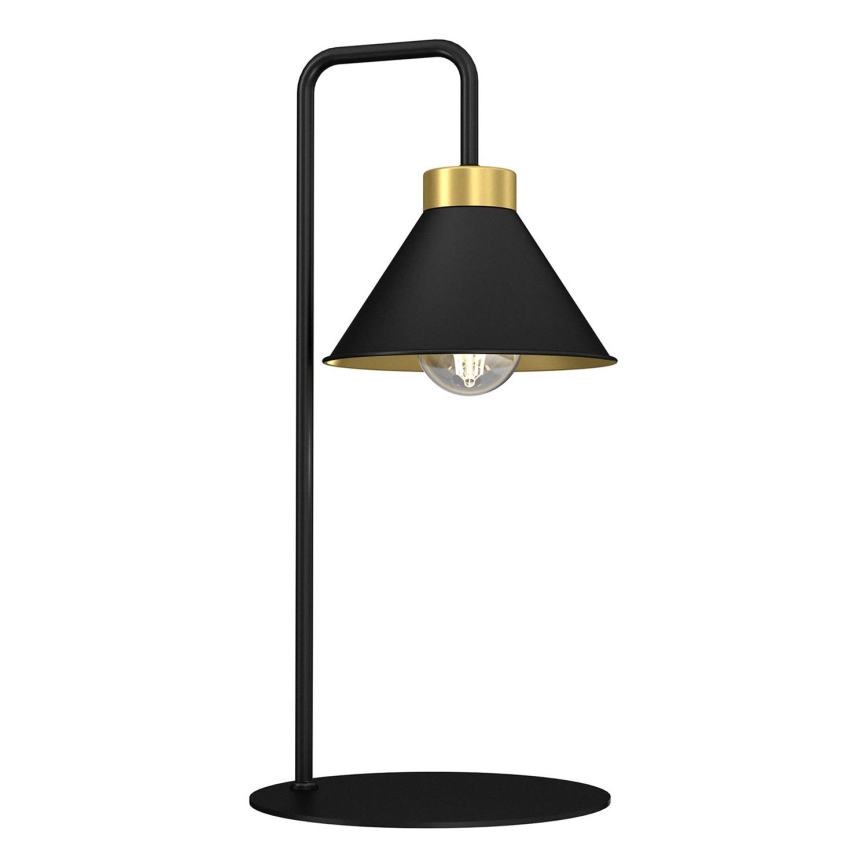 Tafellamp DEMET 1xE27/15W/230V zwart/goud