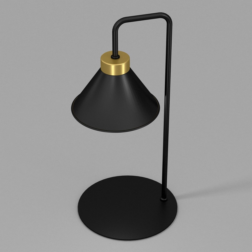 Tafellamp DEMET 1xE27/15W/230V zwart/goud
