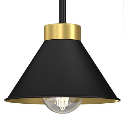 Tafellamp DEMET 1xE27/15W/230V zwart/goud