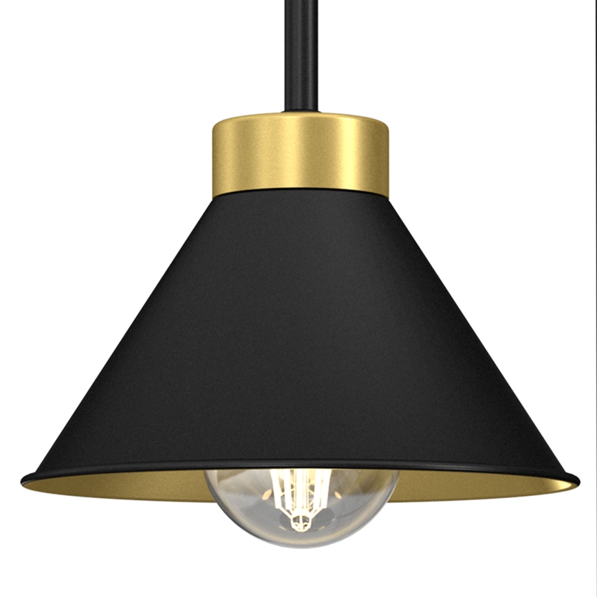 Tafellamp DEMET 1xE27/15W/230V zwart/goud