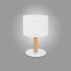 Tafellamp DEVA 1xE27/60W/230V wit/hout