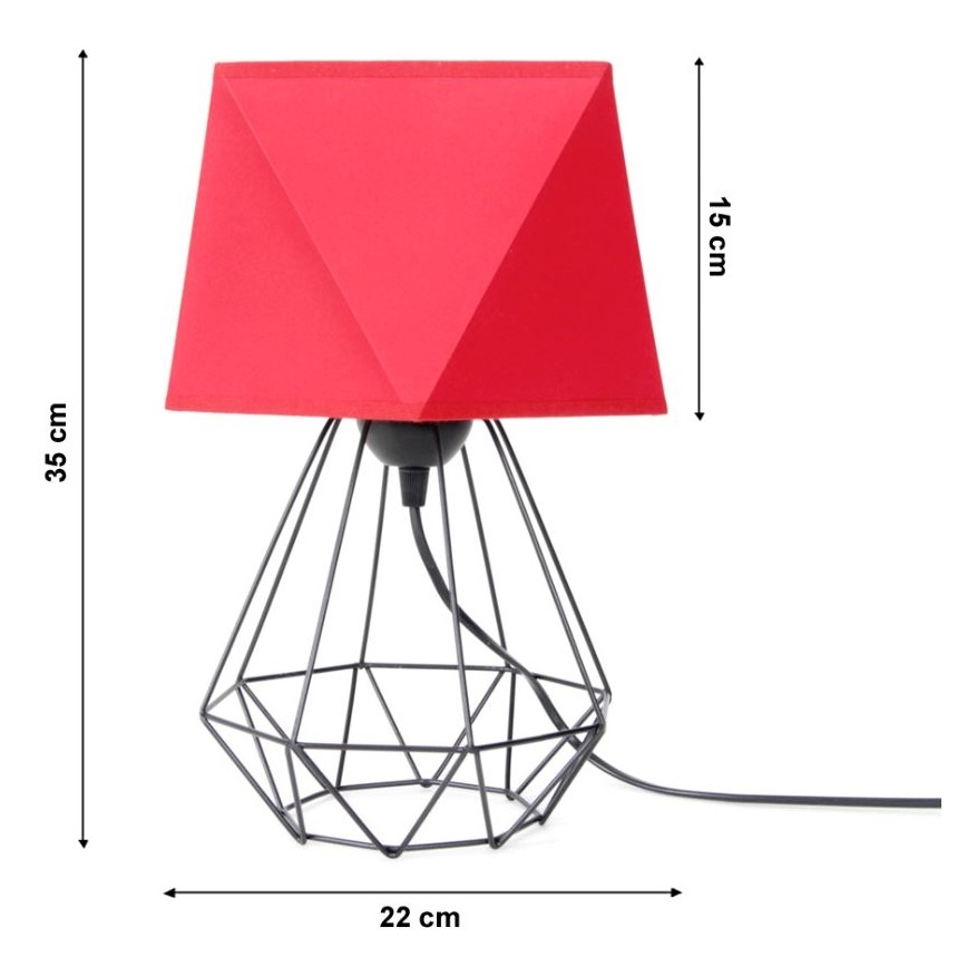 Tafellamp DIAMENT 1xE27/60W/230V