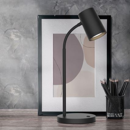 Tafellamp FELIX 1xGU10/9W/230V zwart