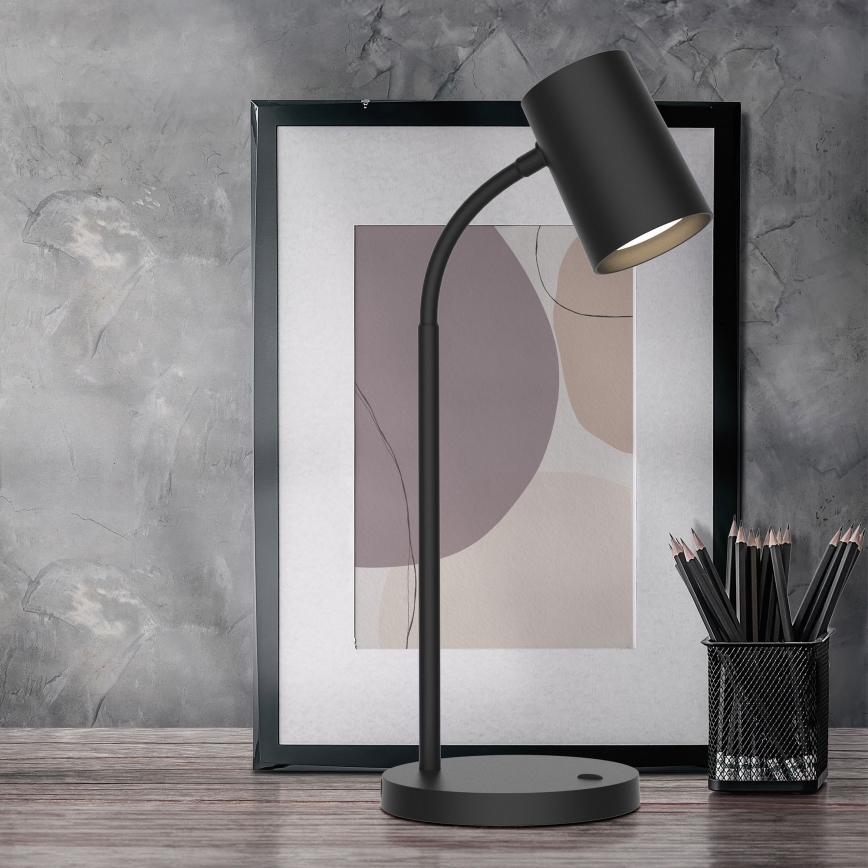 Tafellamp FELIX 1xGU10/9W/230V zwart