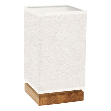 Tafellamp FIRE 1xE27/25W/230V eik/beige eik