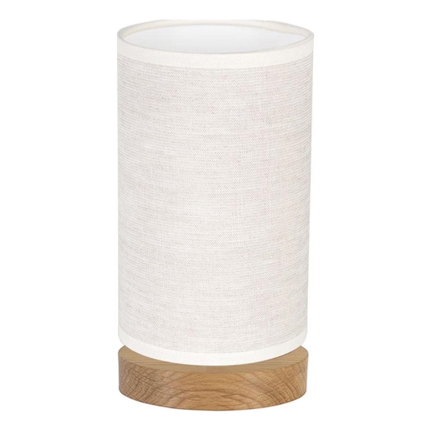 Tafellamp FIRE 1xE27/25W/230V eik/beige eik