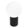 Tafellamp HALO 1xG9/8W/230V diameter 12 cm zwart