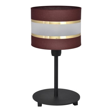 Tafellamp HELEN 1xE27/15W/230V bruin/zwart/gouden
