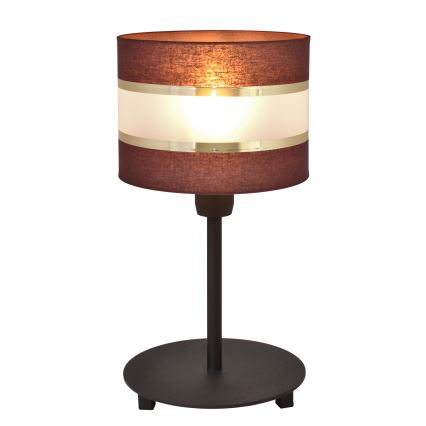 Tafellamp HELEN 1xE27/15W/230V bruin/zwart/gouden