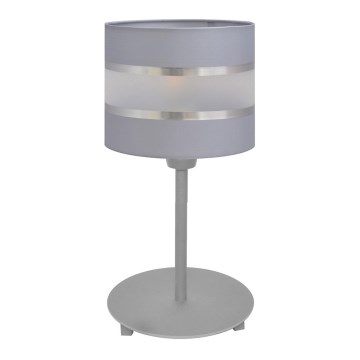 Tafellamp HELEN 1xE27/15W/230V grijs/zilver
