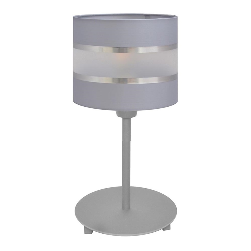 Tafellamp HELEN 1xE27/15W/230V grijs/zilver
