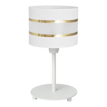 Tafellamp HELEN 1xE27/15W/230V wit/gouden