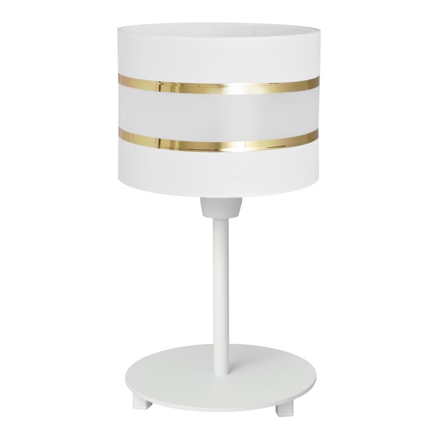 Tafellamp HELEN 1xE27/15W/230V wit/gouden