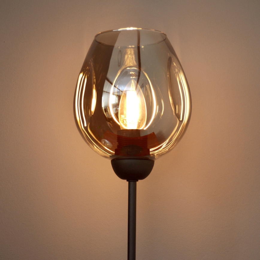 Tafellamp LILI 1xE27/15W/230V zwart/grijs