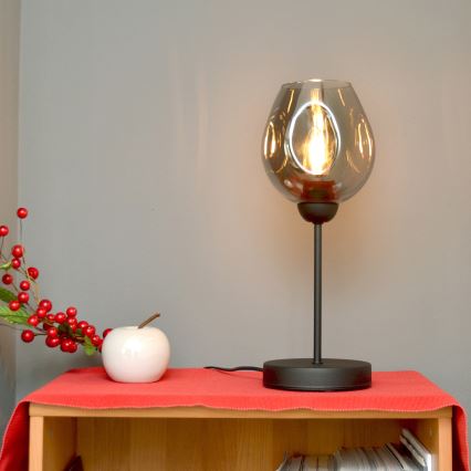 Tafellamp LILI 1xE27/15W/230V zwart/grijs