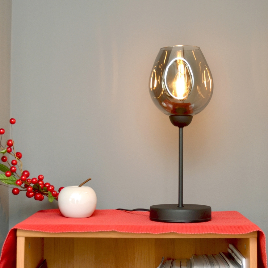 Tafellamp LILI 1xE27/15W/230V zwart/grijs