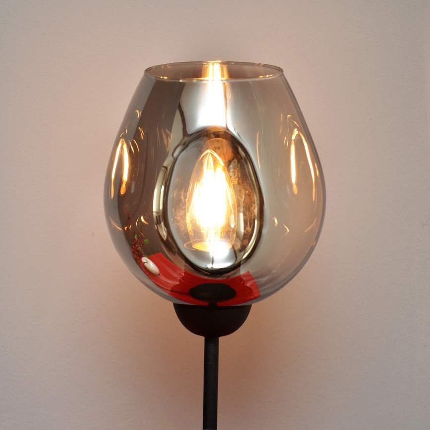 Tafellamp LILI 1xE27/15W/230V zwart/grijs
