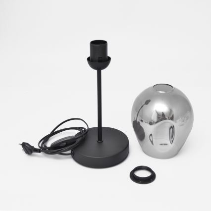 Tafellamp LILI 1xE27/15W/230V zwart/grijs