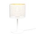 Tafellamp LOFT SHADE 1xE27/60W/230V diameter 18 cm wit/gouden