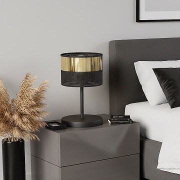 Tafellamp LUX 1xE27/15W/230V zwart/goud
