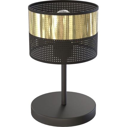 Tafellamp LUX 1xE27/15W/230V zwart/goud