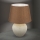 Tafellamp MASAI 1xE27/40W/230V keramiek bruin/beige