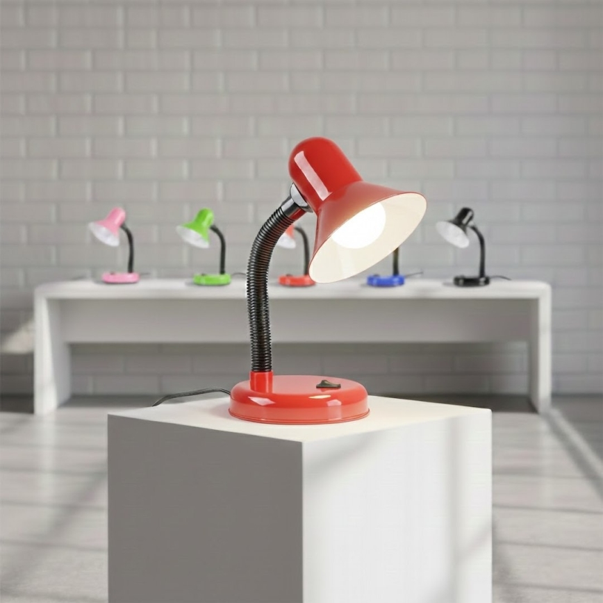 Tafellamp MENTOR 1xE27/15W/230V rood