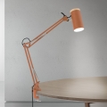 Tafellamp met klem GILI 1xE27/40W/230V baksteenrood
