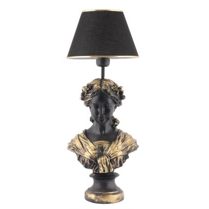 Tafellamp OPELYA 1xE27/40W/230V zwart/goud