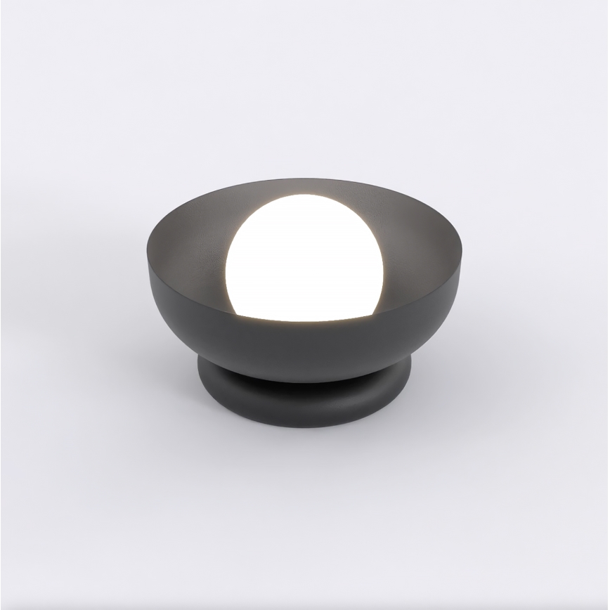 Tafellamp OZZY 1xG9/8W/230V zwart