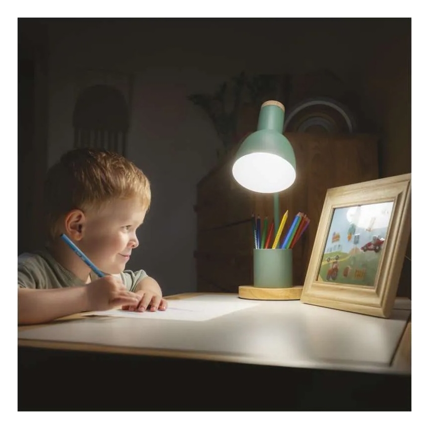 Tafellamp POPPY 1xE27/25W/230V groen