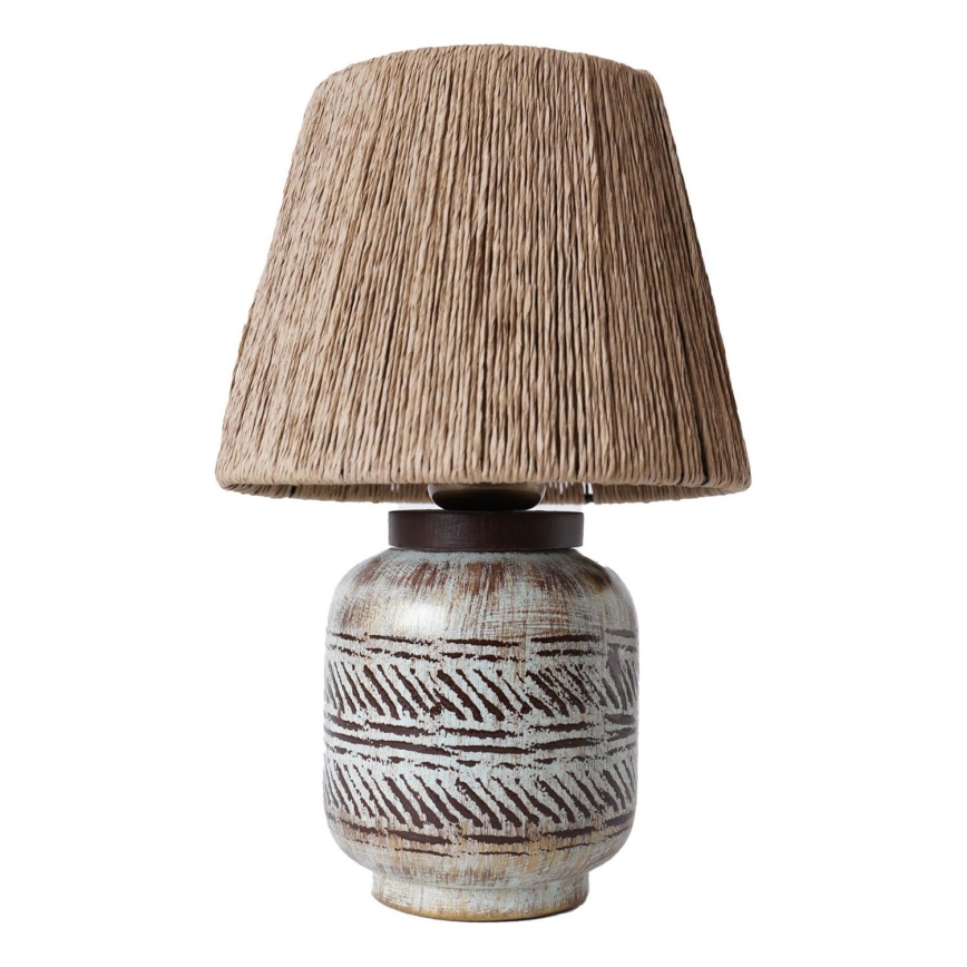 Tafellamp RAMZES 1xE27/40W/230V bruin