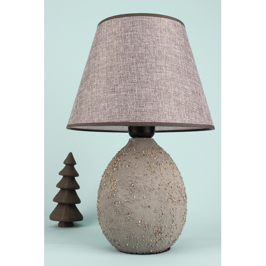 Tafellamp RAMZES 1xE27/40W/230V grijs